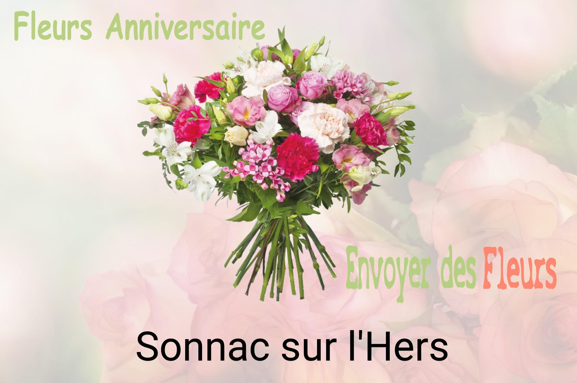 Bouquet de fleurs d’anniversaire livré à Sonnac-sur-l'Hers