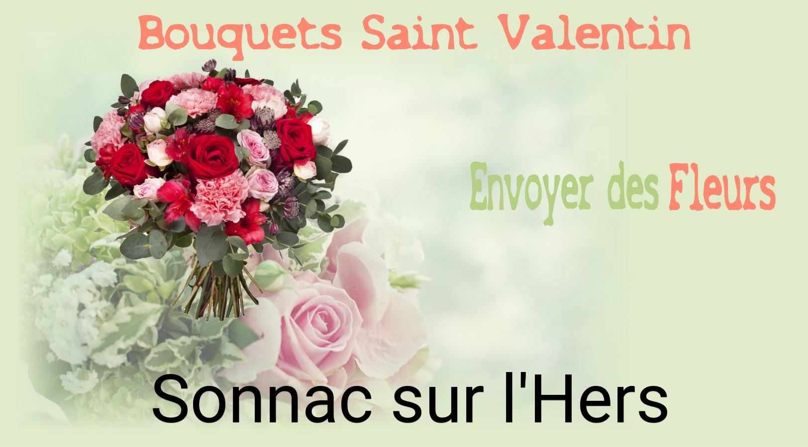 Roses de Saint-Valentin livrées à Sonnac-sur-l'Hers